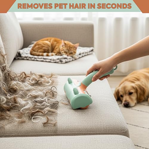 Reusable Lint Roller Pet Hair Remover Self Cleaning Tool for Dog Cat Hair Sofa Clothes Carpet Furniture Fur Remover