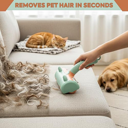 Reusable Lint Roller Pet Hair Remover Self Cleaning Tool for Dog Cat Hair Sofa Clothes Carpet Furniture Fur Remover