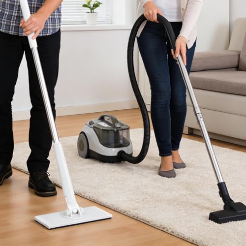 Zero S nap Grip Mini Mops, Retractable Ga p Dust Cleaner Flat Mops with 360° Rotating Head & Sweeping Cloths for Gaps & Multi- for Kitchen Bathroom Car Floor Home - color: White-l