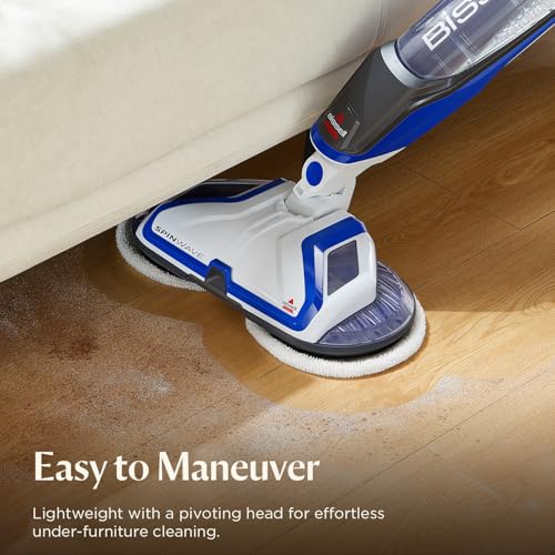 Bissell® SpinWave Hard Floor Expert Corded Spin Mop Cleaner with Washable mop Pads for Sealed Hard Floors, 20393 - style: SpinWave Corded