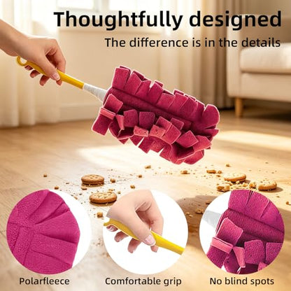 Reusable Duster Refills for Swiffer, 2026 New Washable Heavy Duty Duster Pads, 360° Cleaning Pads for Fan, Window, Blinds, Furniture, Floor (15 pcs) - color: 15 Pcs