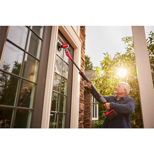 CRAFTSMAN V20 Cordless 2-in-1 Power Scrubber Kit, Multi-Purpose, Includes Bristle Brush, 2Ah Battery, V20 Battery Charger, and 60.5 in. Telescoping Pole (CMCPS520D1) - style: Kit with Battery