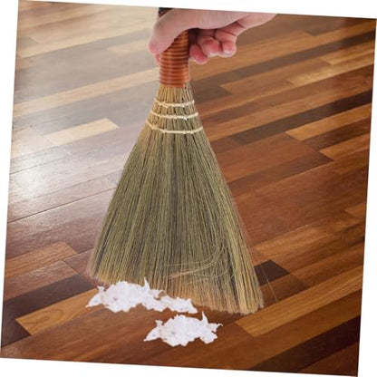 VOSAREA 3pcs Whisk Broom for Indoor Sweeping Lightweight Cleaning Tool for Hardwood Floors Easy Corner Access Gentle