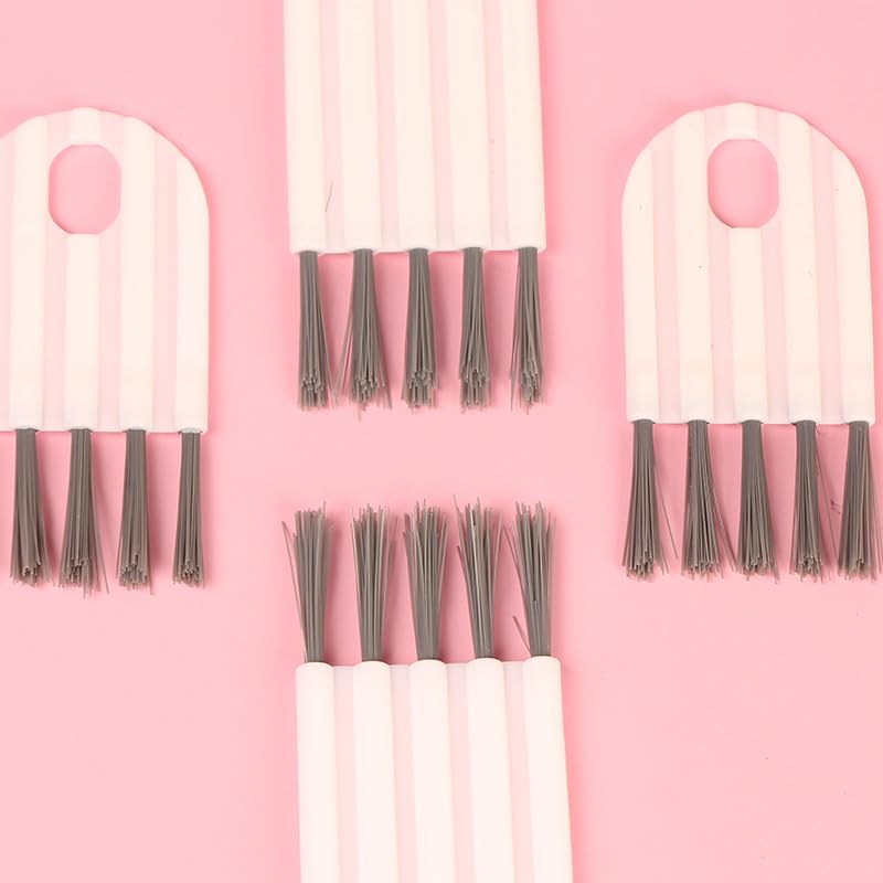 4-Piece Multi-Function Computer Cleaning Kit: Soft Brush, Keyboard Cleaner, Corner Gap Duster & Keycap Cleaner