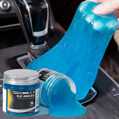 WildAuto Car Cleaning Gel for Car Detailing Cleaning Car Cleaning Putty Universal Car Cleaning Tools Car Slime Cleaner Dust Cleaning Gel Car Accessories Keyboard Cleaner Supplies - size: 100g-2pcs