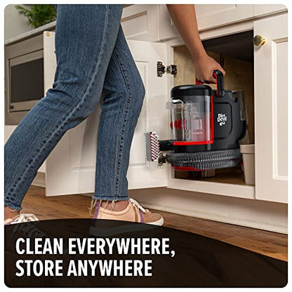 Dirt Devil Portable Spot Cleaner Machine for Carpet and Upholstery, Powerful Suction Spot Cleaning Machine with Versatile Tools, Pair with Dirt Devil Portable Cleaner Solution - style: Portable Spot