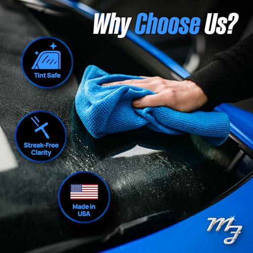 Magic Finish Car Glass Cleaner (16 fl oz) – Ammonia-Free Window Cleaner Spray for Interior & Exterior Auto Glass – Anti-Fog, Streak-Free Car Cleaning Supplies for Tint, Mirrors & Screens - size: 16 Fl Oz (Pack of 1)