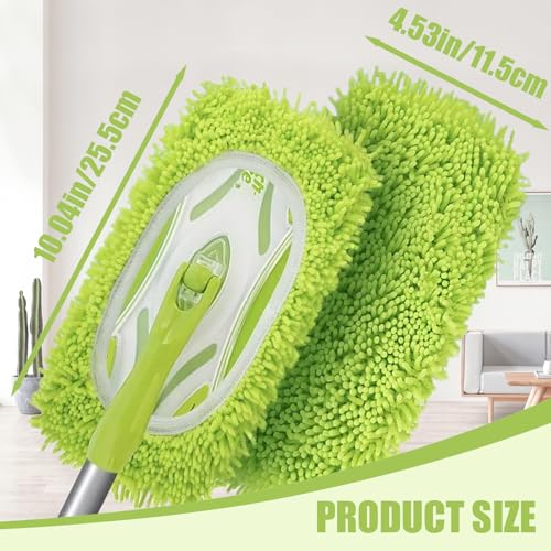 Reusable Mop Pads Refill Compatible with Swiffer Sweeper Mop, Microfiber Wet Mopping Cloths for Floor Cleaning , Ideal for Home Cleaning Washable Floor (4)