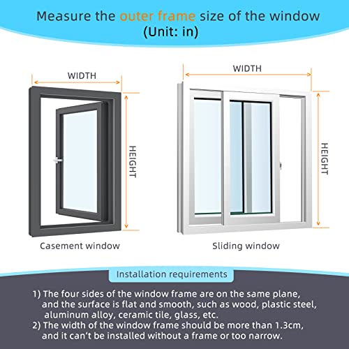 Magnetic Window Screen DIY Adjustable Window Mesh Screen Replacement Window Net Fits up to 72"x 48" White Frames with Fiberglass Mesh - size: 72"X 48"