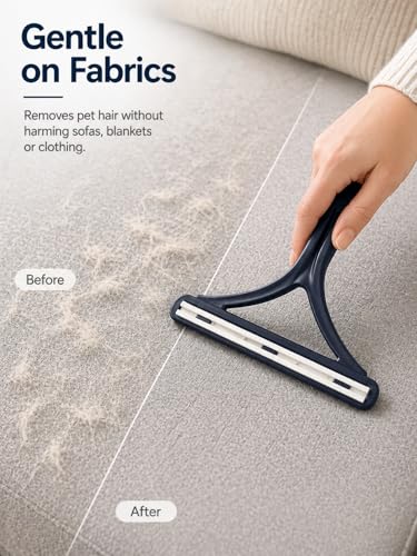 Pet Hair Remover, Dog and Cat Hair Remover, Reusable Lint Removal Tool for Couch, Carpets, Cat Trees, Car Mats, Furniture, Clothes