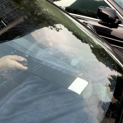 Gomake Window Tint Dash Cover Towel Absorbent Car Dashboard Protection Microfiber Towel Strand Soak Rope Car Windshield Back Window Tinting Tools with Bulldozer Squeegee Scrubber Paddle Squeegee