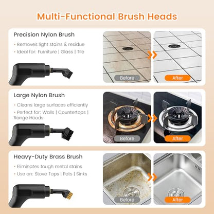 Steam Cleaner Accessories Compatible with Granarbol Steam Cleaner,Nylo/Brass Brush,Window/Surface Scraper/Towel Cover for Handheld Steamer Cleaning with Storage Case-18 PCS