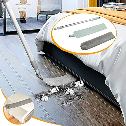 Retractable Gap Dust Cleaner Cleaning Tools with Long Handle 39 inches 2024 New Washable and Retractable Microfibre Feather Duster Brush for Cleaning Under Appliances Furniture Couch Fridge
