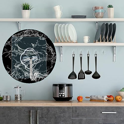 Adhesive Hooks, 32 Pack 33lb(Max) Sticky Hooks, Transparent Reusable Removable Adhesive Hooks for Hanging, Wall Hooks for Hanging Can be Use for Kitchen Bathroom Shower Outdoor Home Improvement