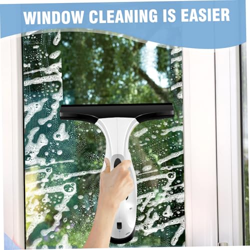 Window Vacuum Squeegee Cordless Electric Window Cleaner Squeegee Sparkling Finish Mirror Cleaner Tool for Showers Glass Countertops Tiles Vacuum Cleanning..