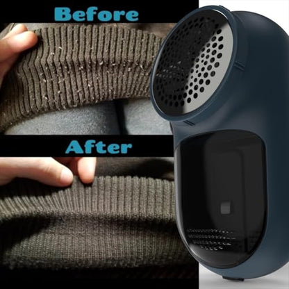 Rechargeable Fabric Shaver, Magictec Lint Remover Sweater Defuzzer Lints Fuzzs Pills Pilling Trimmer for Clothes and Furniture -Battery Operated (Coastline) - color: Coastline
