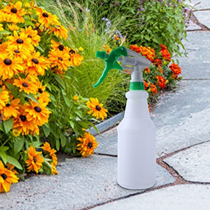 Spray Bottles for Cleaning, 3 Pack,25 Oz Heavy Duty Adjustable Nozzle Empty Plastic Spray Bottle,Refillable Leak Proof Mist Bottle for Cleaning Solutions Plants Industrial Hair