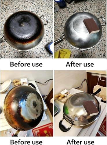 Magic Emery Cleaning Sponge, Nano Carborundum Sponge, Stainless Steel Sinks and Kitchen Utensils, Essential Kitchen Cleaning Tool (3Pcs) - color: 3pcs