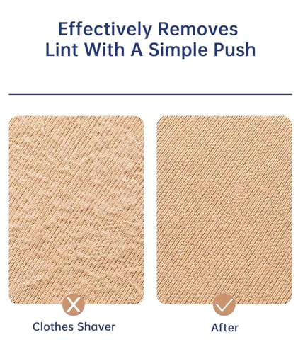 Fabric Shaver, Electric Lint Remover for Clothes & Furniture, Sweater Shaver & Pilling Remover, Depiller with 2 Extra Blades Included, Lint Shaver for Clothing - Battery Operated