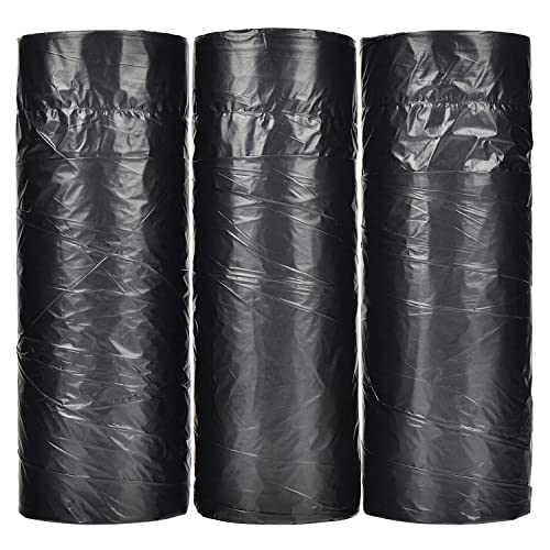 Ultra Strong 15 Gallon Drawstring Trash Bags (102 Count) Large Heavy Duty Thicken Plastic Tall Kitchen Garbage Bags Black for Kitchen Office Lawn Yard - size: 1 Count (Pack of 102)