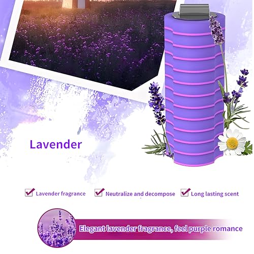 56 Count Toilet Bowl Wand Refills, KIRIKIT Wall-Mounted Disposable Toilet Cleaner Brush Heads for Bathroom Toilet Scrubber Cleaning Accessories, Lavender, Lemon, Ocean - color: 56 Wand Refills