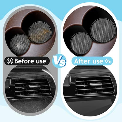 TeSabMi Car Cleaning Gel Car Cleaning Putty Car Putty Car Interior Cleaner Car Slime Car Detailing Kit Car Accessories Gifts for Men Women Stocking Stuffers Light Blue - color: Light Blue