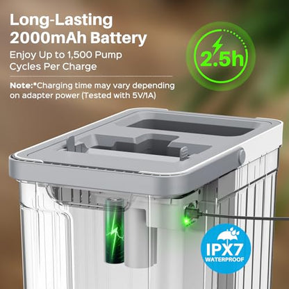 Mop and Bucket Set with AUTO Pump, 3-Zone Separate Dirty and Clean Water, Flat Mop and Bucket System with Wringer and Wheels, 6 Reusable Microfiber Pad, One-Touch Water Filling for Home Cleaning - size: mop bucket set + 6 pads