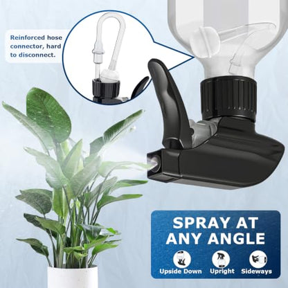 Veco 24oz Graduated Spray Bottles, 4-Pack — 360° Any-Angle Spraying for Easy Dilution, Leak-Resistant spray bottles for Cleaning, Plants, Hair & Pet Use + Foldable Funnel - size: 24 Ounces
