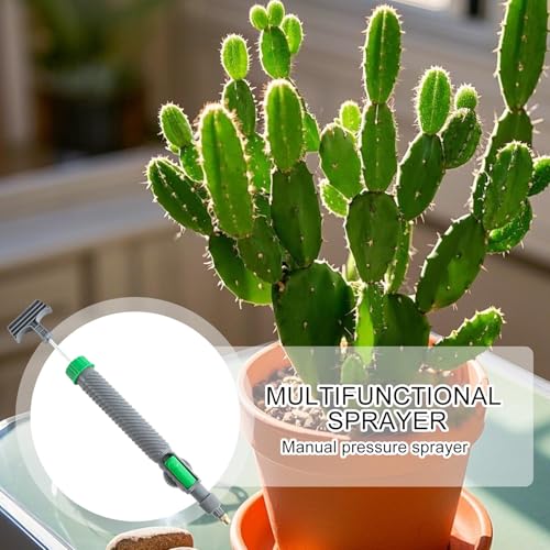 Handheld Sprayer - Plant Watering Tool,Adjustable Drink Bottle Spray Head Nozzle - for Outdoor Plant Flower Care Home Cleaning Car Detailing Pet Grooming - color: Gray Green