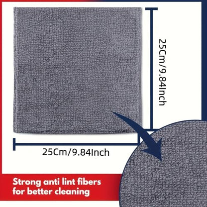 Generic Kitchen Towel, Ultra-fine Fiber Light Gray Cleaning Cloth Set, Absorbent, Soft and Cloth, Ultra Soft Absorbent Microfiber Cleaning Rags (5Pcs) - size: 5Pcs