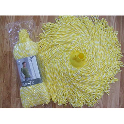 MSV Microfibre Mop 150 g White/Yellow, Multicoloured