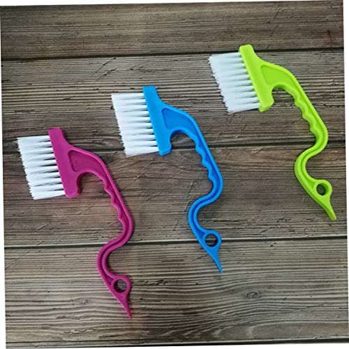 FOMIYES 15pcs Swan Hand-held Cleaning Brush Groove Window Door Kitchen Louver Gap Brush Random Color