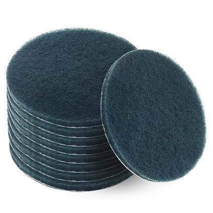 Auniwaig 1200-Grits 7 Inch Scrubber Scouring Pads Flocking Scuff Pads-Multipurpose, Drill Scuffing Disc Hoop and Loop Surface Conditioning Disc Gray 8pcs - size: 1200# 8pcs