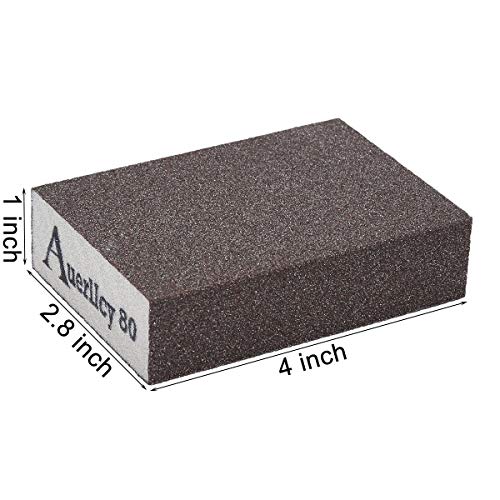 Sanding Sponge,Auerllcy Coarse/Medium/Fine/Superfine 8PCS 4 Different Specifications Sanding Blocks Assortment,Washable and Reusable. - style: 8PCS-M