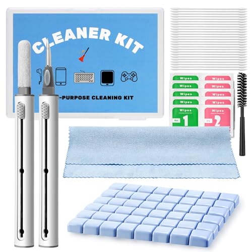 Upgraded for Airpod Cleaner Kit (81 PCS),Multi-Tool with Cleaning Pen,Putty&Swabs,Removes Earwax& Dust,Compatible with AirPods Pro1/2/3,Earbud,Headphones,Phone&Charging Port