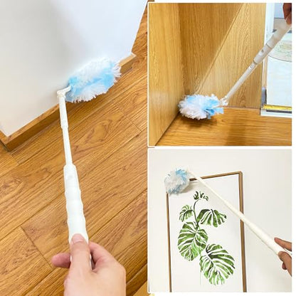 Replacement Handles Compatible with Swiffer Duster | 2PCS Duster Refill, Extended Handle, Adjustable Length Handles Only