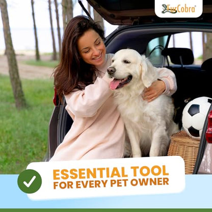 Pro Pet Hair Remover for Car Detailing, Carpet & Couch – Multi-Blade Dog & Cat Hair Scraper for Auto Interior, Upholstery, Furniture & Home – Reusable Embedded Fur Removal Tool - color: Green