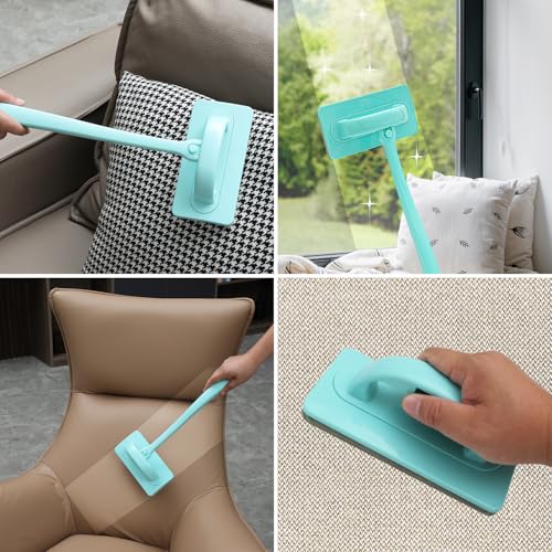 Professional Window Screen Cleaner- Large Brush Face for Door Mesh Cleaning- Detachable Mesh Screen Cleaning Tool- Wet and Dry Dual-Use (Two Brush Heads) - size: Two Brush Heads