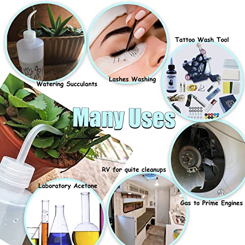 Valchoose 2 Count Wash Bottle 250ml 8.5oz, Medical Squeeze Bottle LDPE No Leaking, Safety, Reusable, Awesome for Watering Plants and Washing Lab Ware - color: White, size: 2x250ml