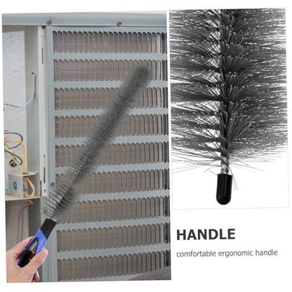 Dust Cleaning Brush Tool for Home Radiators and Refrigerators Ergonomic Handle for Easy Access to Condenser Coils Practical Cleaning for Appliances