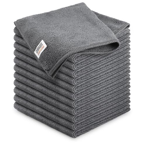 CERAKOTE Microfiber Towels (12 Pack) - Cleaning and Application Towels - Durable 300 GSM Lint-Free Material - Ideal for Cars, Home, Shop and Office - size: 12.5" x 12.5"