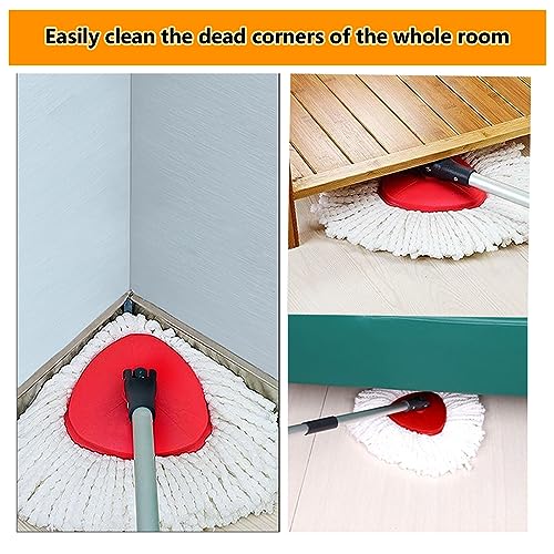 12Pack Spin Mop Replacement Heads,100% Microfiber Mop Head Replacement Compatible with Cedar Mop Heads, 360 Degree Spin Mop Refill for Easy House Cleaning Floor Mopping,Multi-Pack Value Pack | Sturdy & durable, repeatedly machine washable. Great for dust