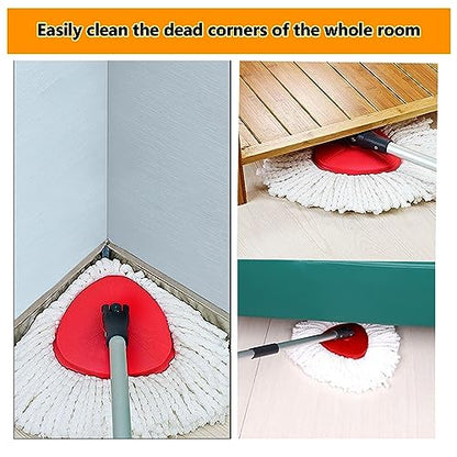 12Pack Spin Mop Replacement Heads,100% Microfiber Mop Head Replacement Compatible with Cedar Mop Heads, 360 Degree Spin Mop Refill for Easy House Cleaning Floor Mopping,Multi-Pack Value Pack | Sturdy & durable, repeatedly machine washable. Great for dust