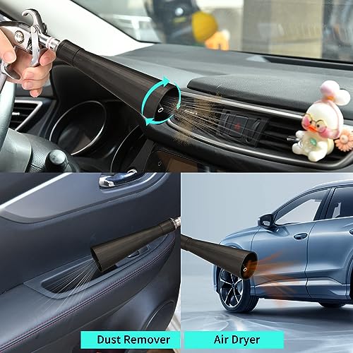 GOCCIDA Air Blower Gun Interior Car Detailing Tools for Car Dry Cleaning with Nozzle and Dusting Brush (HCL-15-1) - style: HCL-15-1