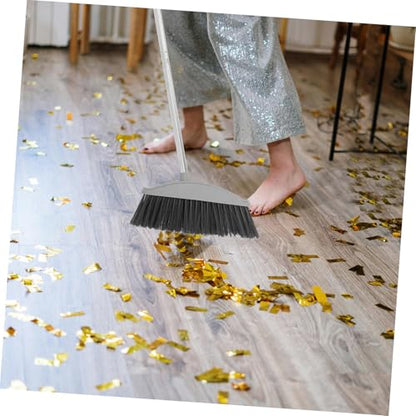 Long Handle Sweeping Broom Rotatable Handle Heavy Duty Outdoor Broom for Cleaning for Pet Hair and Rubbish Removal