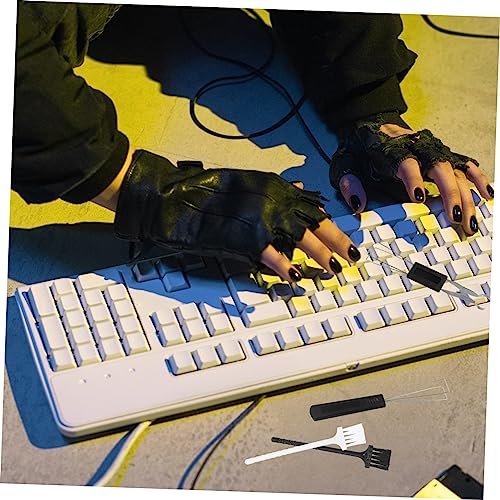 DOITOOL Mechanical Keyboard Cleaning Brush Set Keycap Puller Tool 4-Piece Kit for Computer Dust Removal and Key Cleaning Universal for Keyboards