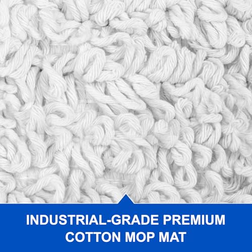 36" Dust Mop Replacement Pad: 2 Pack | Fit 36" Commercial Dust Mop/Broom, Durable Thick Washable Cotton, Dry Mop Head, For Hardwood Tile Schools Offices Industrial - size: 36 inches Replacement Pad
