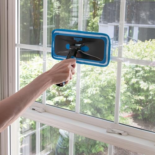 Unger Professional ProClean Indoor Window Cleaning Replacement Pads, 2 Pack, Hold Dust and Dirt, Works with Glass Cleaners and Solutions, Non-Drip Surface Pad - size: 1 Count (Pack of 2), style: ProClean Replacement Pads
