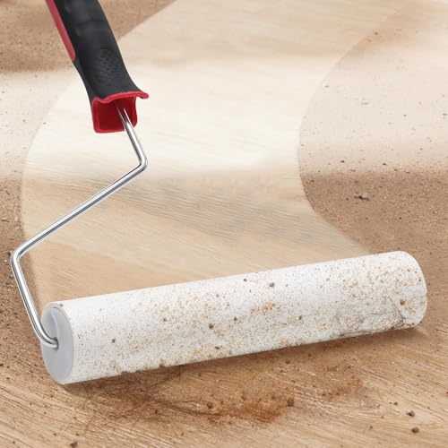 Lint Rollers for Pet Hair Extra Sticky, 9.45" Wide Large Lint Roller, 240 Adhesive Sheets Rollers, 79" Long Handle Sticky Mop for Carpets, Clothing, Floor, Bed, Home Cleaning, Loving Pet Owners - size: 79"(1 Roller + 4 Refills (Wide: 9.45 in)