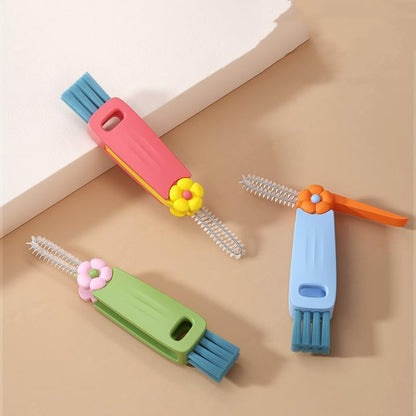 3 in 1 Multifunctional Cup Lid Cleaner - Crevice Cleaning Brush Set for Tight Spaces, Baby Bottles & More - Portable & Upgrade A3 - color: A3